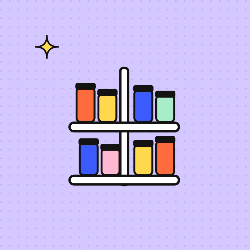 Nordik 2-Tier 360° Rotating Spice Rack